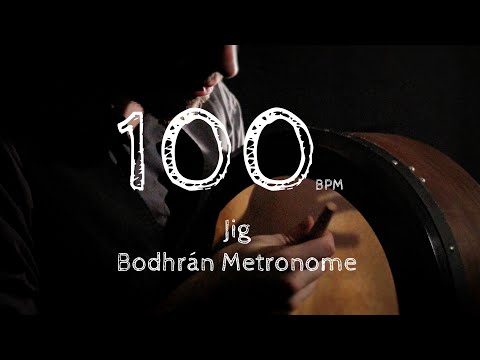 Jig 100 bpm | Bodhrán Metronome | Learn Irish Music