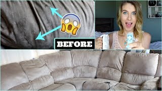 How to Clean Microfiber Couch | One Ingredient Microfiber Cleaner