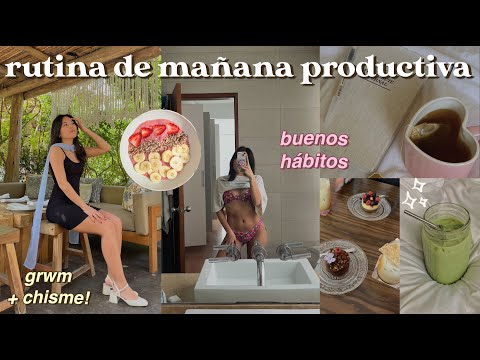 MI RUTINA DE MAÑANA *productiva y saludable* | MORNING ROUTINE