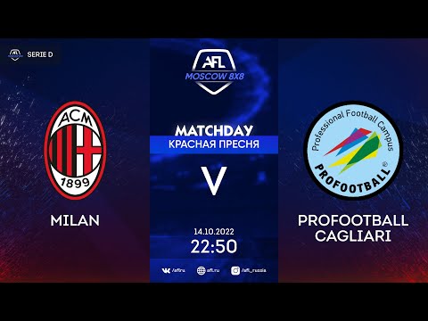 AFL22. Italy. Serie D. Day 16. Milan - ProFootball Cagliari