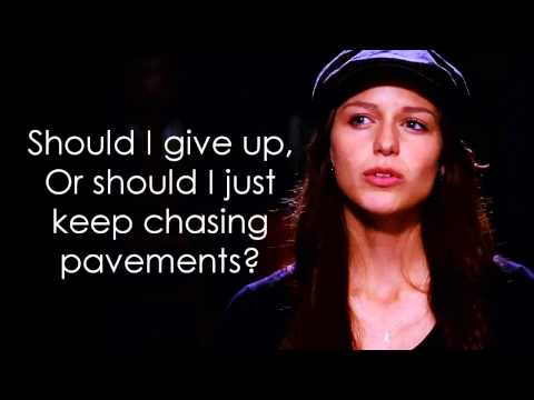 Glee - Chasing Pavements (Lyrics)