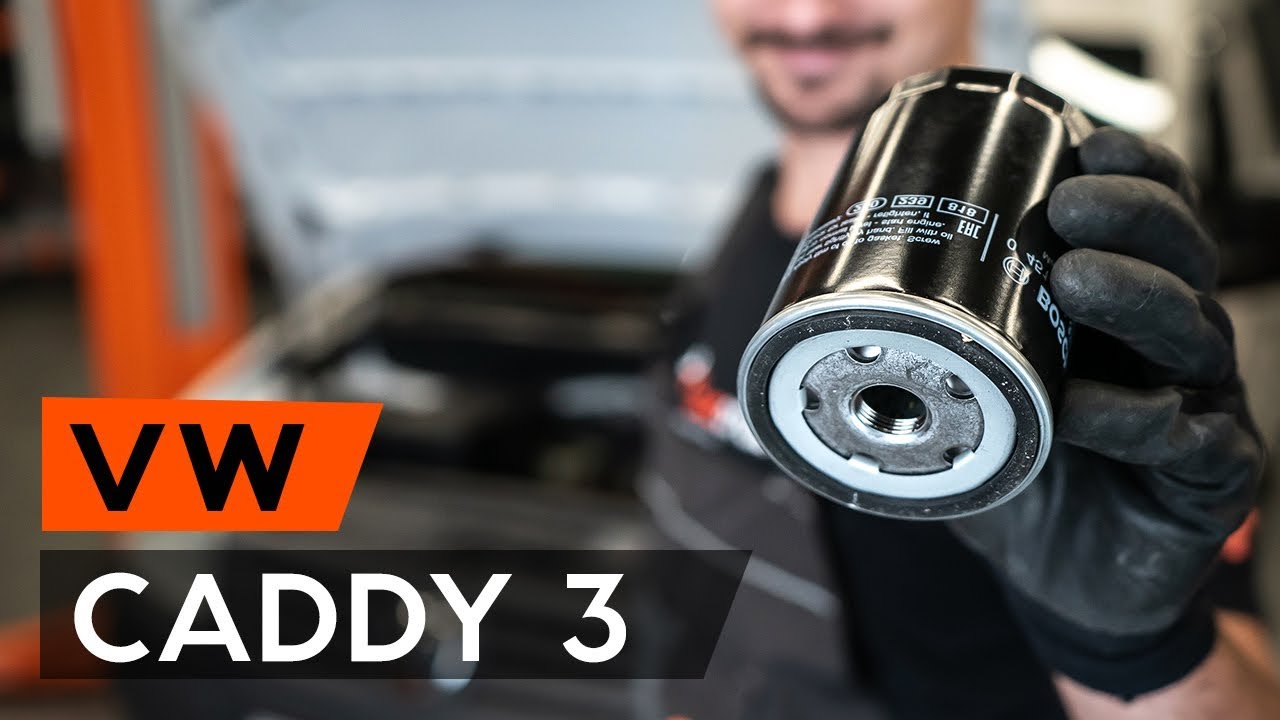 Jak vyměnit motorový olej a olejový filtr na VW Caddy 3 Kombi – návod k výměně
