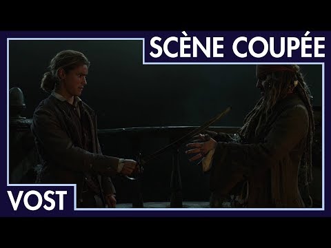 Pirates des Caraïbes : La Vengeance de Salazar - Scene coupée : La leçon du Capitaine Jack (VOST)