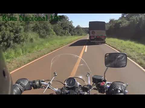 Jawa Daytona 350 y Mondial HD 250, de El Trébol Santa Fe hasta Comandante Andresito Misiones Parte 2