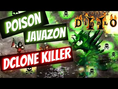 Project Diablo 2 (PD2) Poison Javazon DCLONE Build