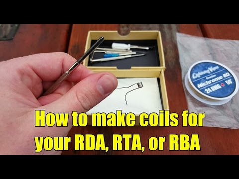 Part of a video titled The easy way to make your own coils For your Vapor device. - YouTube