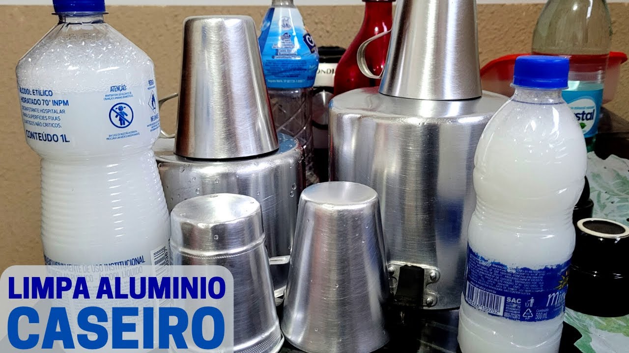LIMPA ALUMINIO CASEIRO COM 3 INGREDIENTES APRENDA A FAZER E DEIXE SUAS VASILHAS BRILHANDO