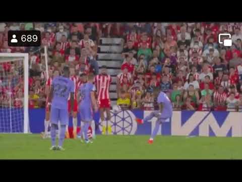 David Alaba’s free kick stunner “🤯🤯🥶 | Almeria vs Real Madrid (1:2)