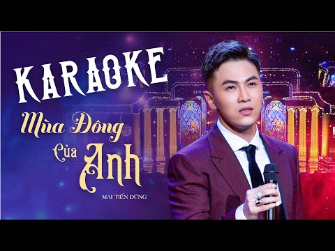 [Karaoke] Mùa Đông Của Anh Tone Nam | Beat Gốc