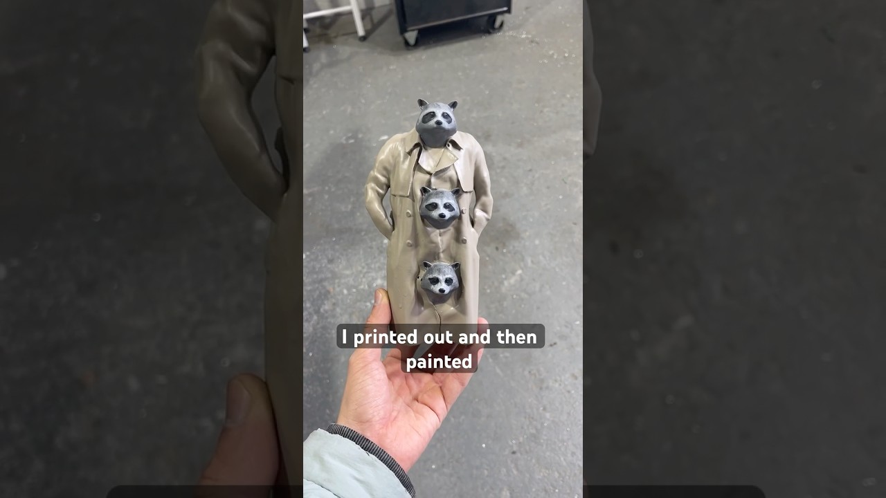 Hiding raccoons in trench coats in secret dumpster art gallery pt.2