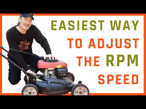 RPM Speed Adjustment SECRETS Every Lawn Mower Owner Should Know!