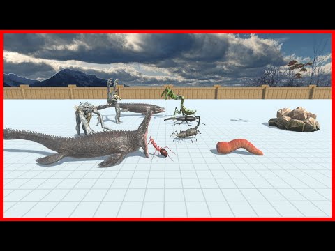 2x SCOURGE & MOSASAURUS VS FACTIONS - ANIMAL REVOLT BATTLE SIMULATOR