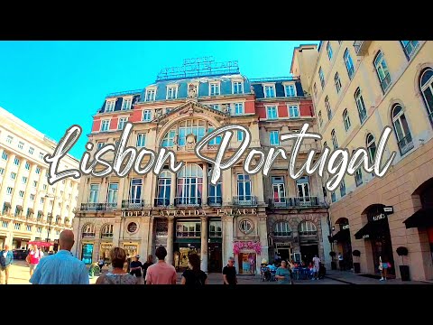 Lisboa Portugal Walking Tour Da Avenida da Liberdade ao Rossio - Centro de Lisboa Setembro