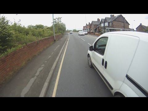 MM06XLO - Forces Oncoming Car To Brake And RV11JWX - Squeezes Through