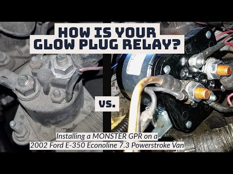 Installing a MONSTER Glow Plug Relay on your 7.3 Powerstroke Van - Testing / Replacing a Diesel GPR