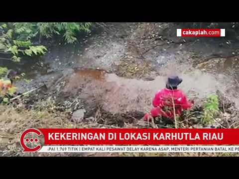 VIDEO: Satgas Terpaksa Mengais Rawa untuk Mengumpulkan Air Buat Memadamkan Api