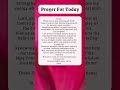 Prayer For Today | Morning Prayer To Start Your Day