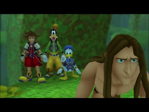 Kingdom Hearts Final Mix 100% Playthrough Part 5 - Deep Jungle