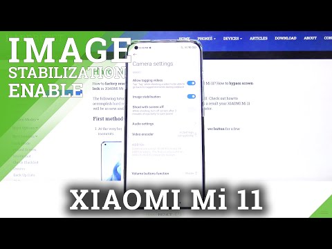 How to Activate Image Stabilization in XIAOMI Mi 11 -  Stabilize Videos