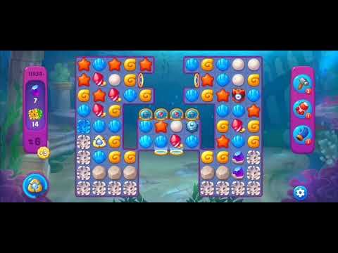 Fishdom Super Hard Level 11934 ( with full seashell and double bomb boosters) @choraelmin