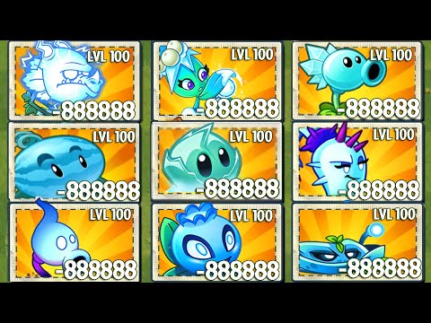 PvZ 2 Tournament Best BLUE Plants - Who Will Win? - PvZ 2 Plant Vs Plant