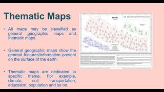 Thematic maps