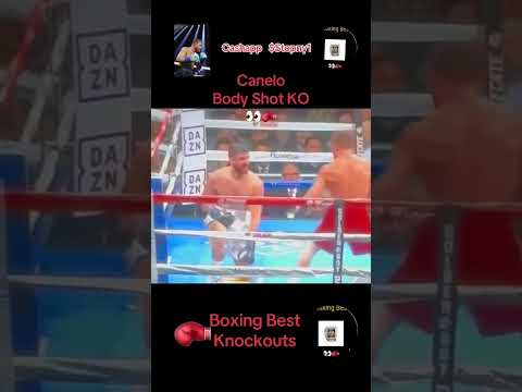 Canelo body shot stopping power ￼#caneloalvarez #boxing #Crawford @Boxing | MMA | Highlights