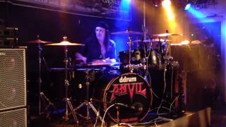 Anvil - Robb Reiner Swing Thing Solo Bubba&#39;s Sauk Rapids MN 5/4/14