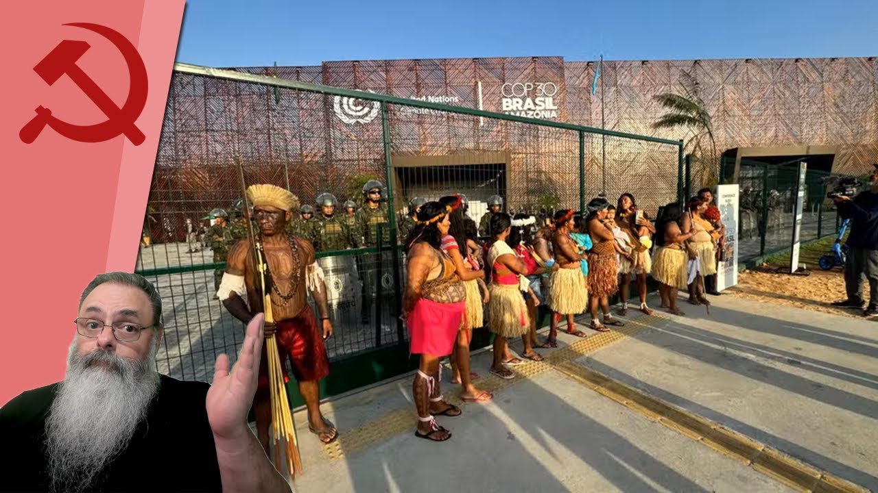 INDIOS fecham ENTRADA da ZONA AZUL da COP30 e deixam GRINGOS DERRETENDO no SOL de BELÉM por HORAS