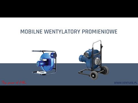 Mobilne wentylatory promieniowe - Venture Industries Group.