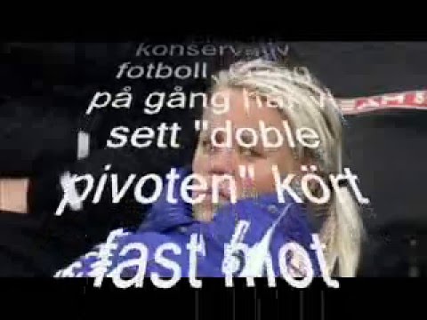 Josefine "Finan" Öqvist skanderar Dennerbys avgång