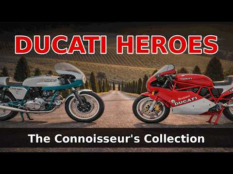 Ducati 750 SuperSport "Green Frame" and Ducati 750 F1 "Montjuic"