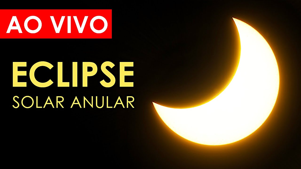 Eclipse Solar Anular 2024 - AO VIVO