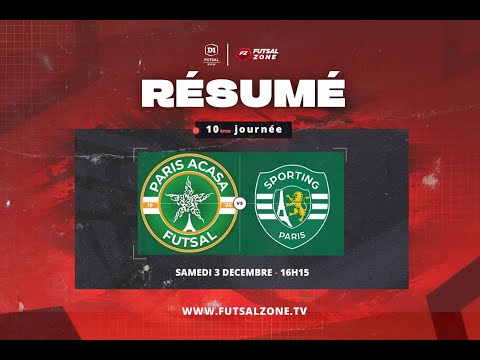 D1 Futsal - J10 Paris ACASA vs  Sporting Club Paris
