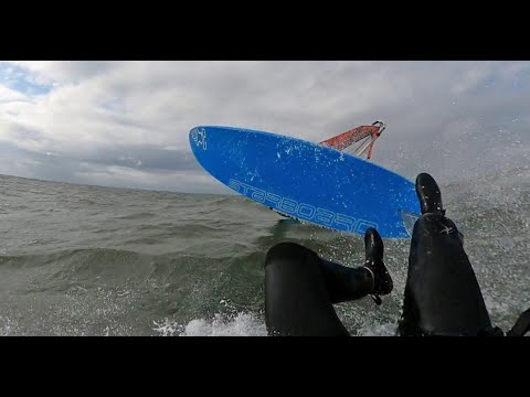 Windsurfing Harrington, Workington, UK. 6 August 2021.