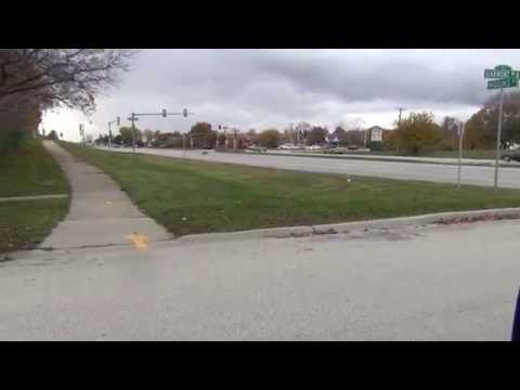 Chicago, IL, Urban Coyote Research:  Coyote 571 Crossing Rt 72