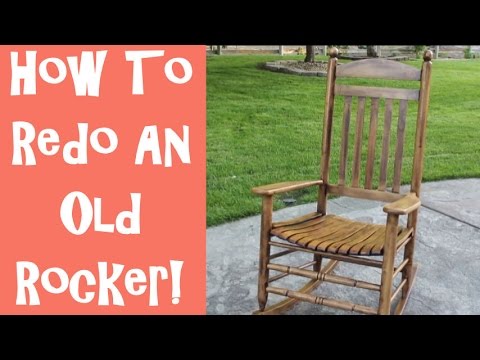 How to Refinish an Old Wooden Rocking Chair