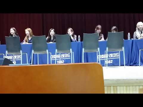 180608 UNI.T fansign fancam 2 opening talk
