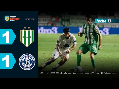 BANFIELD 1 - 1 INDEPENDIENTE RIVADAVIA I Resumen del partido | #TorneoBetano Apertura 2025