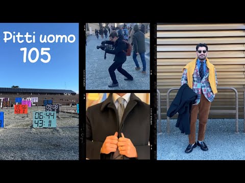 Pitti uomo 105 in Firenze Italy 🇮🇹 | wearing different costumes 👔 | Italian model | vlog