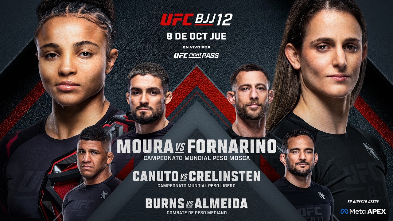 UFC BJJ 12: Moura vs Fornarino  | Primeras 2 Luchas (ESPAÑOL)