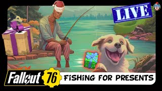 Fishing for presents trying to get new rewards, plus head hunts & Ohio | Fallout 76