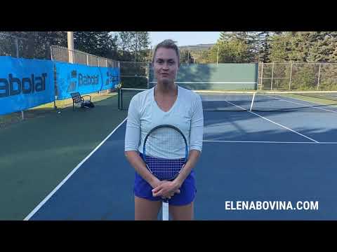 Learn and improve your tennis with Elena Bovina @elenabovina.com
