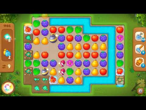 Gardenscapes Area 9 Day 1 Level 1985 - No Boosters Or Hacks