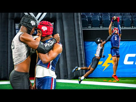 TRASH TALKING D1 RECRUIT GETS EXPOSED DURING 7ON7s! (ALMOST FOUGHT)