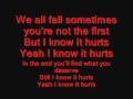 Alter Bridge - I Know It Hurts Lyrics