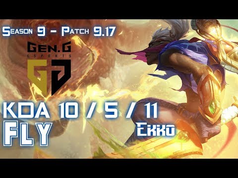 Gen Fly EKKO vs AATROX Mid - Patch 9.17 KR Ranked