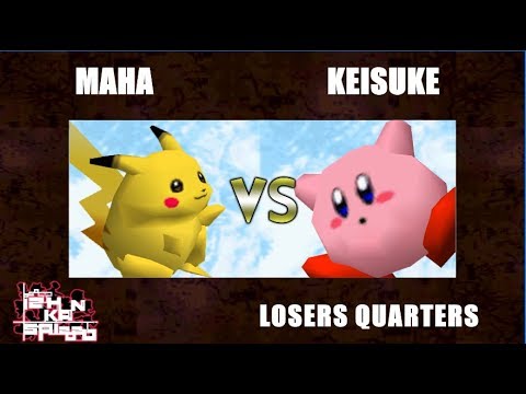 Kansai 2020 Losers Quarters - Maha (Pikachu) Vs. Keisuke (Kirby) Super Smash Bros - SSB64