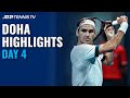 Federer Faces Basilashvili; Thiem vs Bautista Agut | Doha 2021 Day 4 Highlights