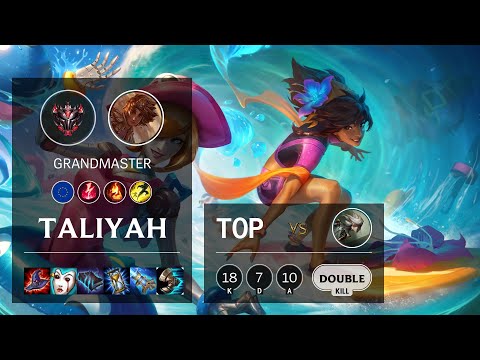 Taliyah Top vs Camille - EUNE Grandmaster Patch 10.16